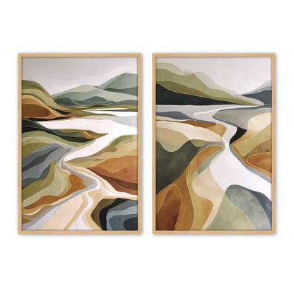 [Color:American Maple], Picture of art in a American Maple frame