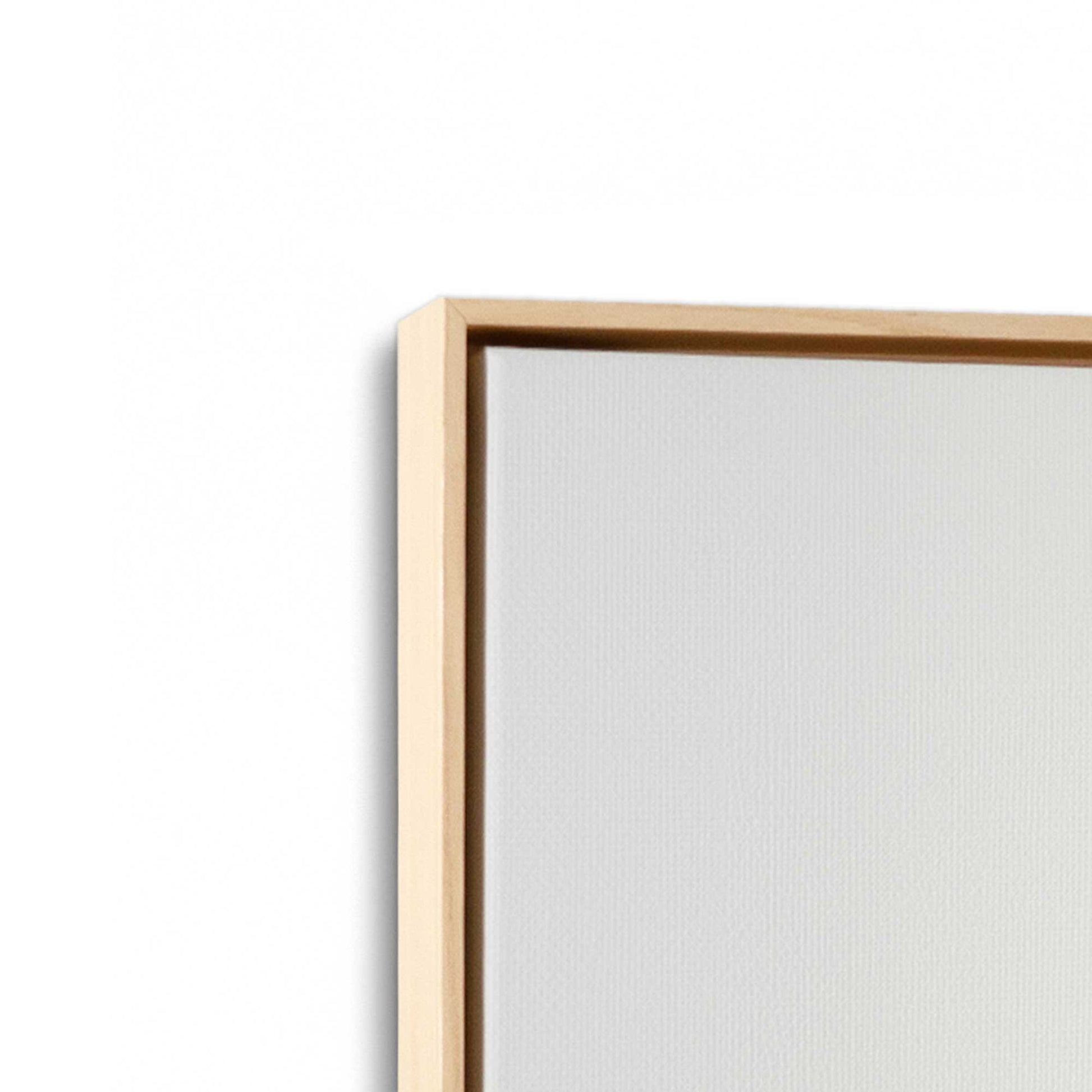 [Color:American Maple], Picture of art in an American Maple frame at an angle