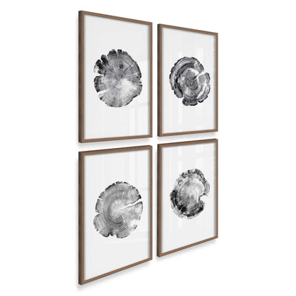 [Color:Walnut], Picture of art in a Walnut frame at an angle