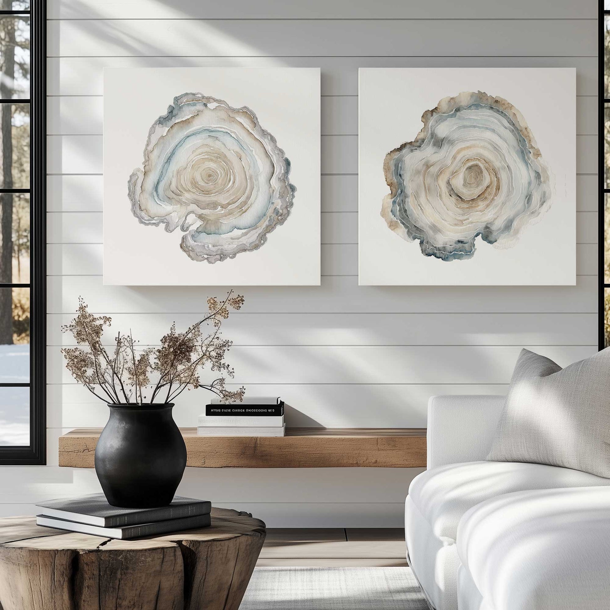 [Color:Satin Black], Picture of art in a Satin Black frame