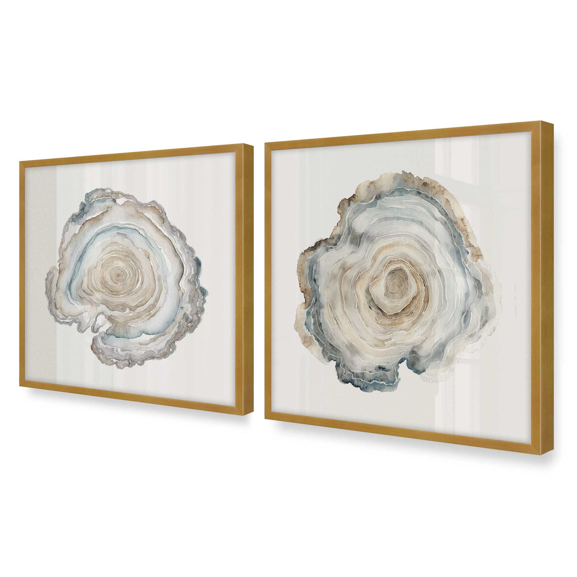 [Color:Polished Gold], Picture of art in a Polished Gold frame of the corner