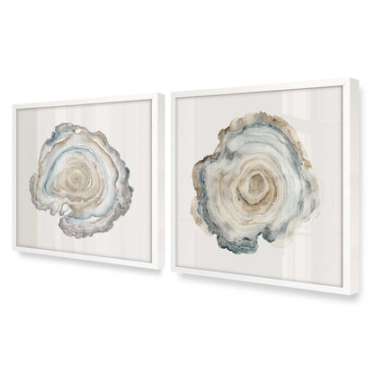 [Color:Opaque White], Picture of art in an Opaque White frame at an angle