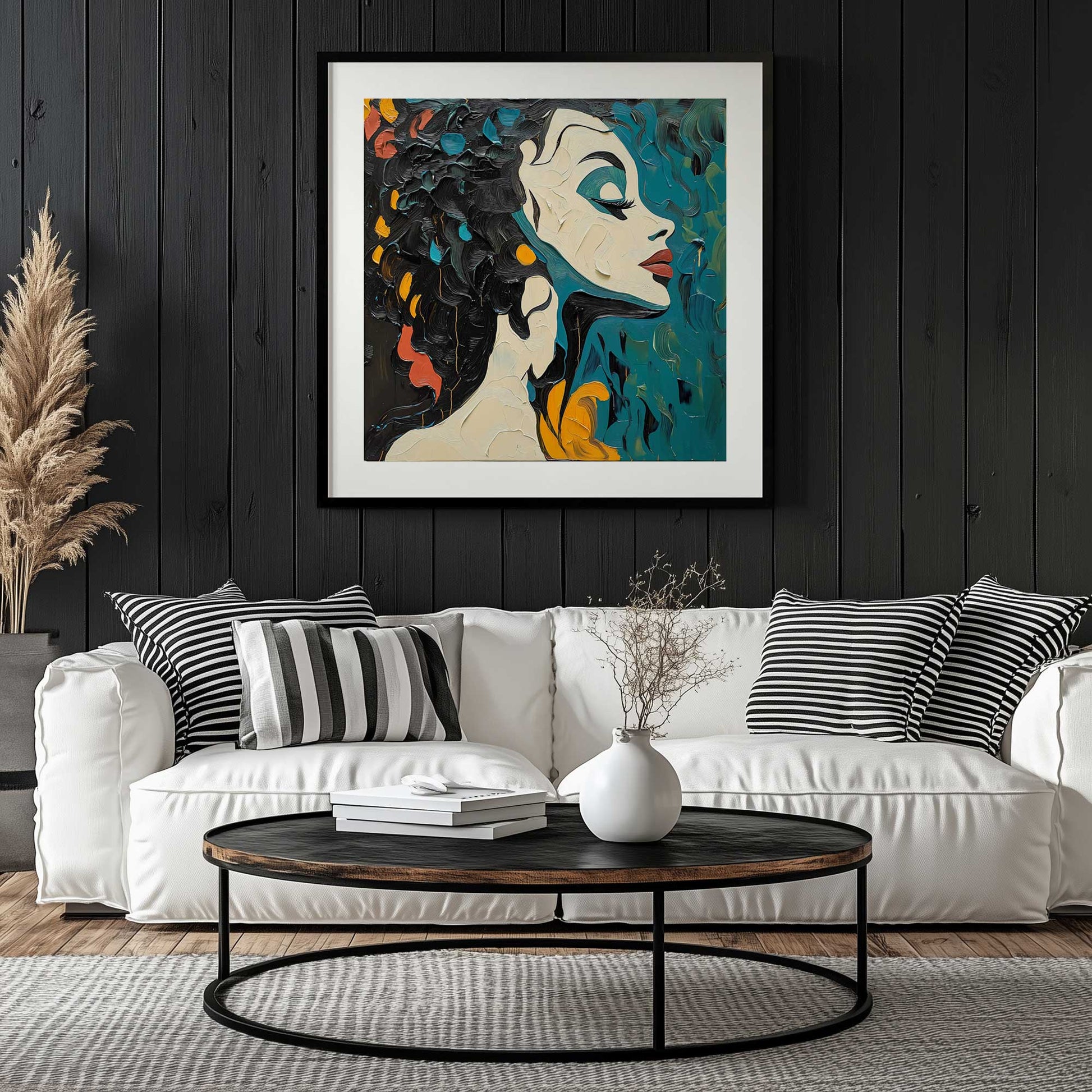 Picture of art in a room