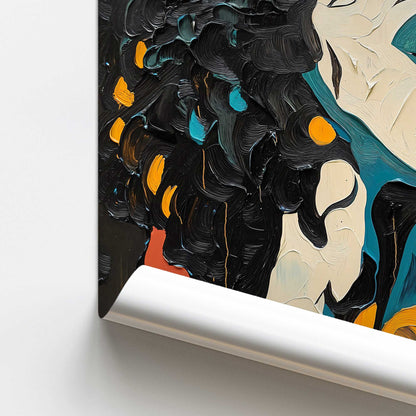 [Color:Rolled Print], Picture of close up of art