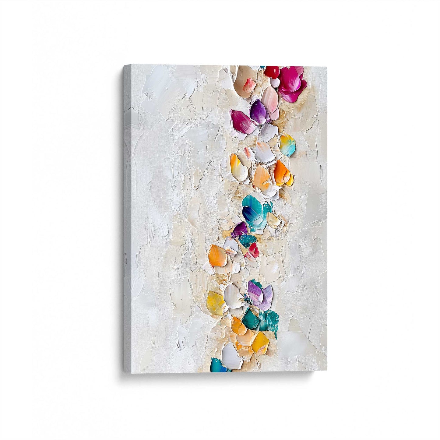 [Color:Stretched Canvas], Picture of art at an angle