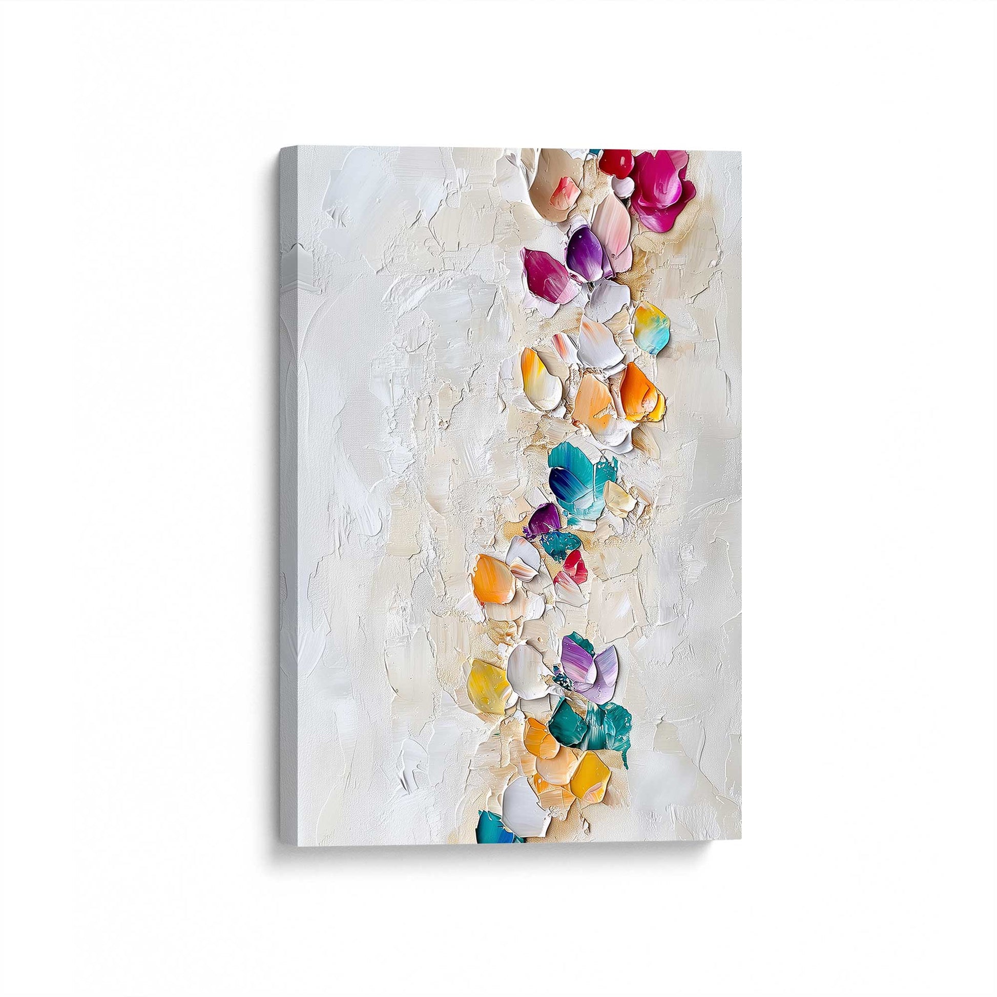 [Color:Stretched Canvas], Picture of art at an angle