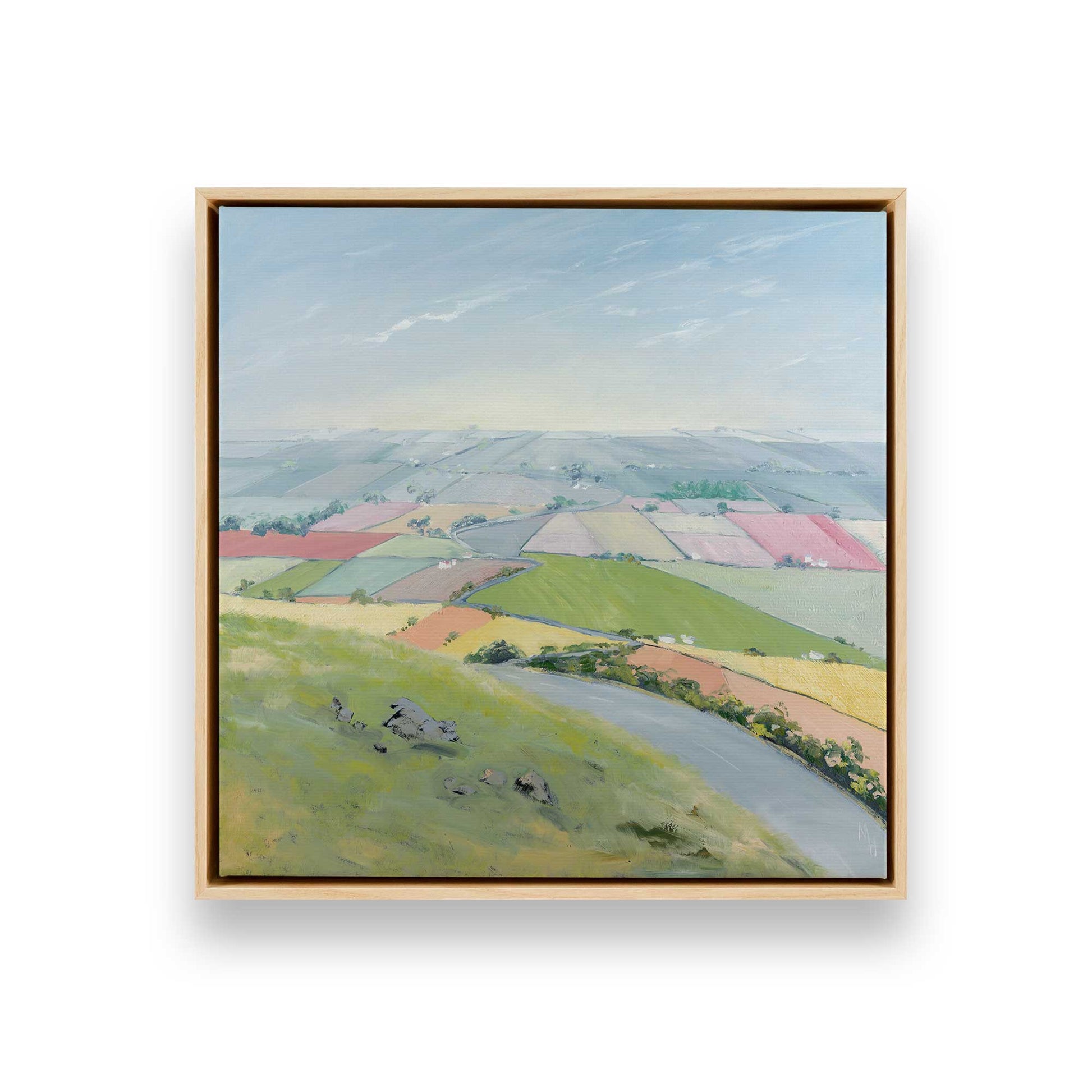 [Color:American Maple], Picture of art in a American Maple frame