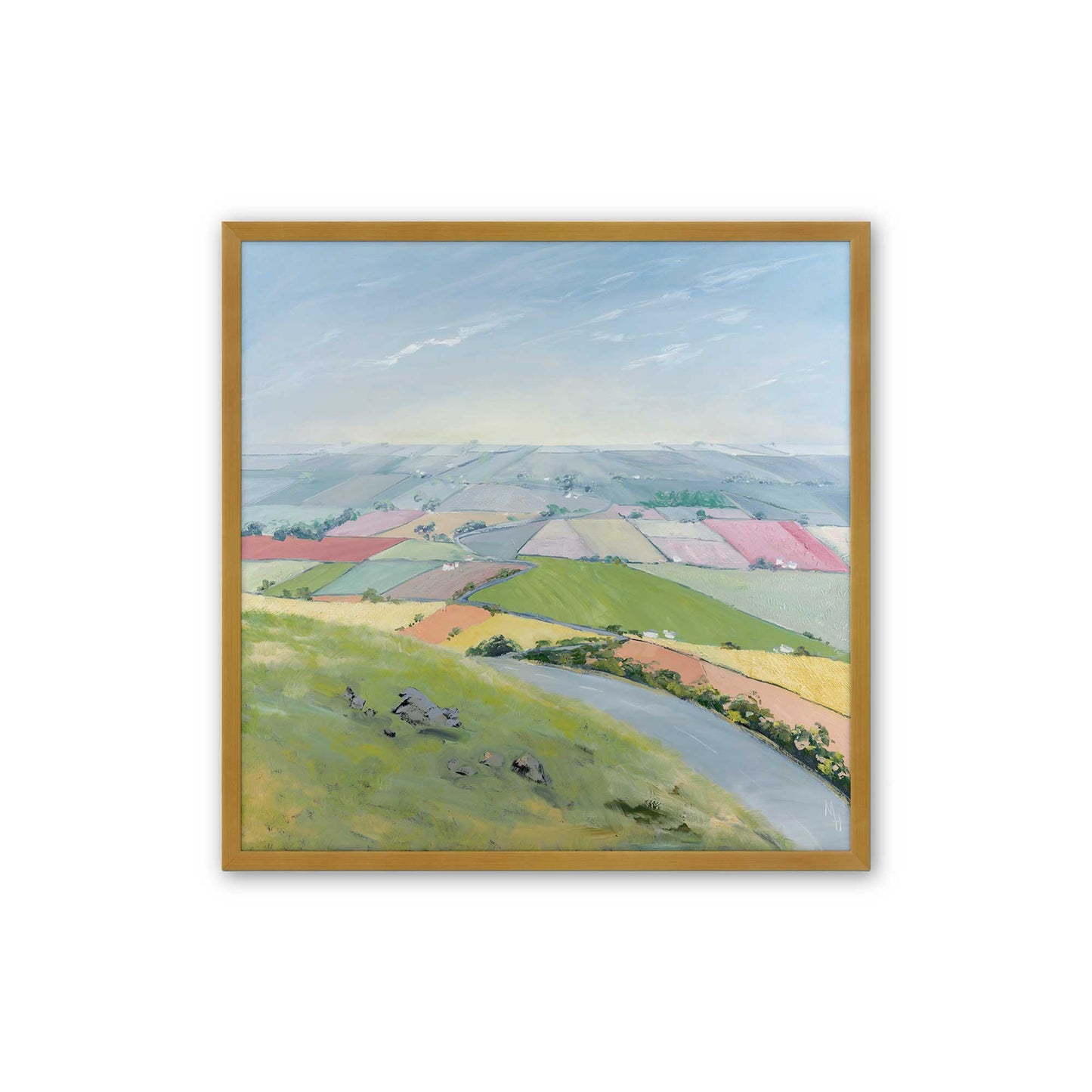 [Color:Polished Gold], Picture of art in a Polished Gold frame