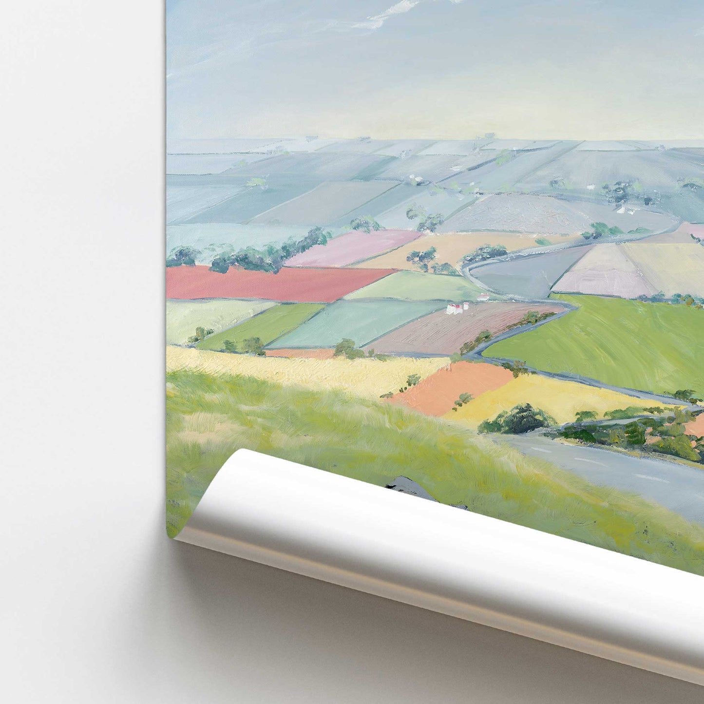 [Color:Rolled Print], Picture of close up of art
