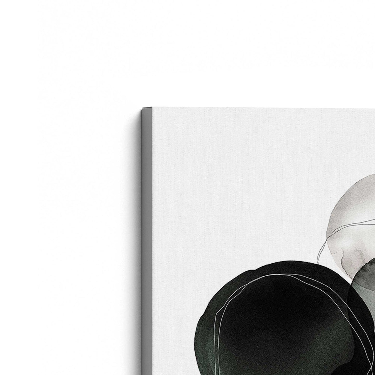 [Color:Stretched Canvas], Picture of the corner of the art