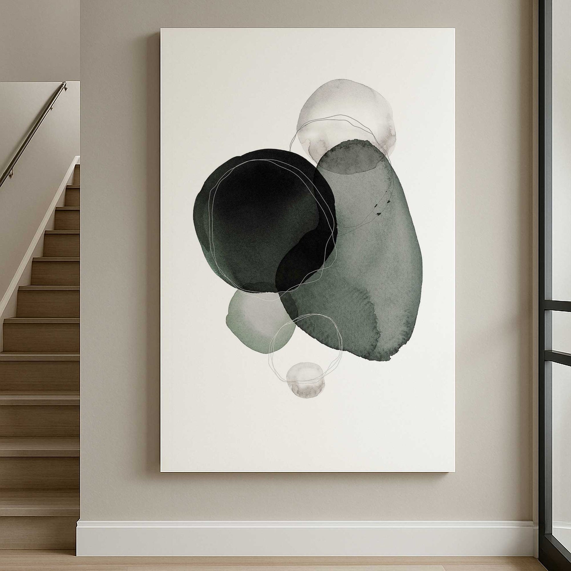 [Color:Stretched Canvas], Picture of art in a room