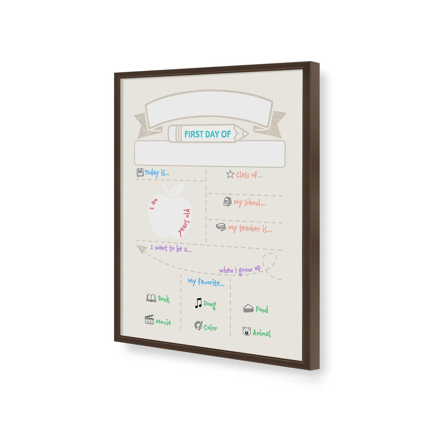 [Color:Belvinder Brown], Picture of art in a Belvinder Brown frame of the corner
