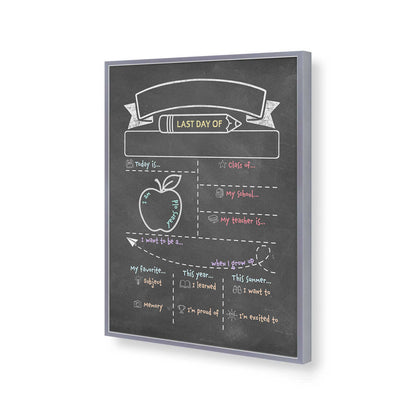 [Color:Polished Chrome], Picture of art in a Polished Chrome frame of the corner