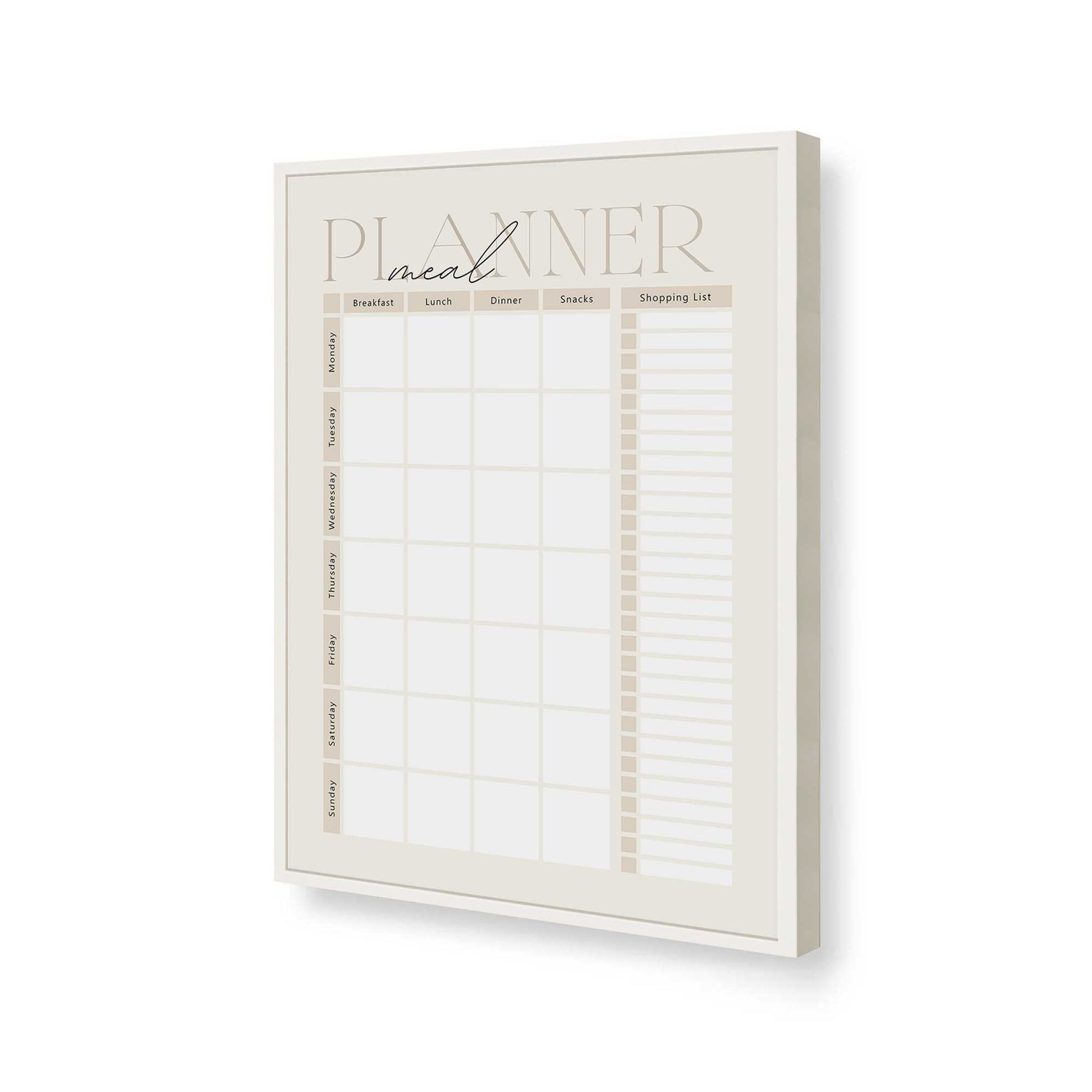 [Color:Opaque White], Picture of art in a Opaque White frame of the corner