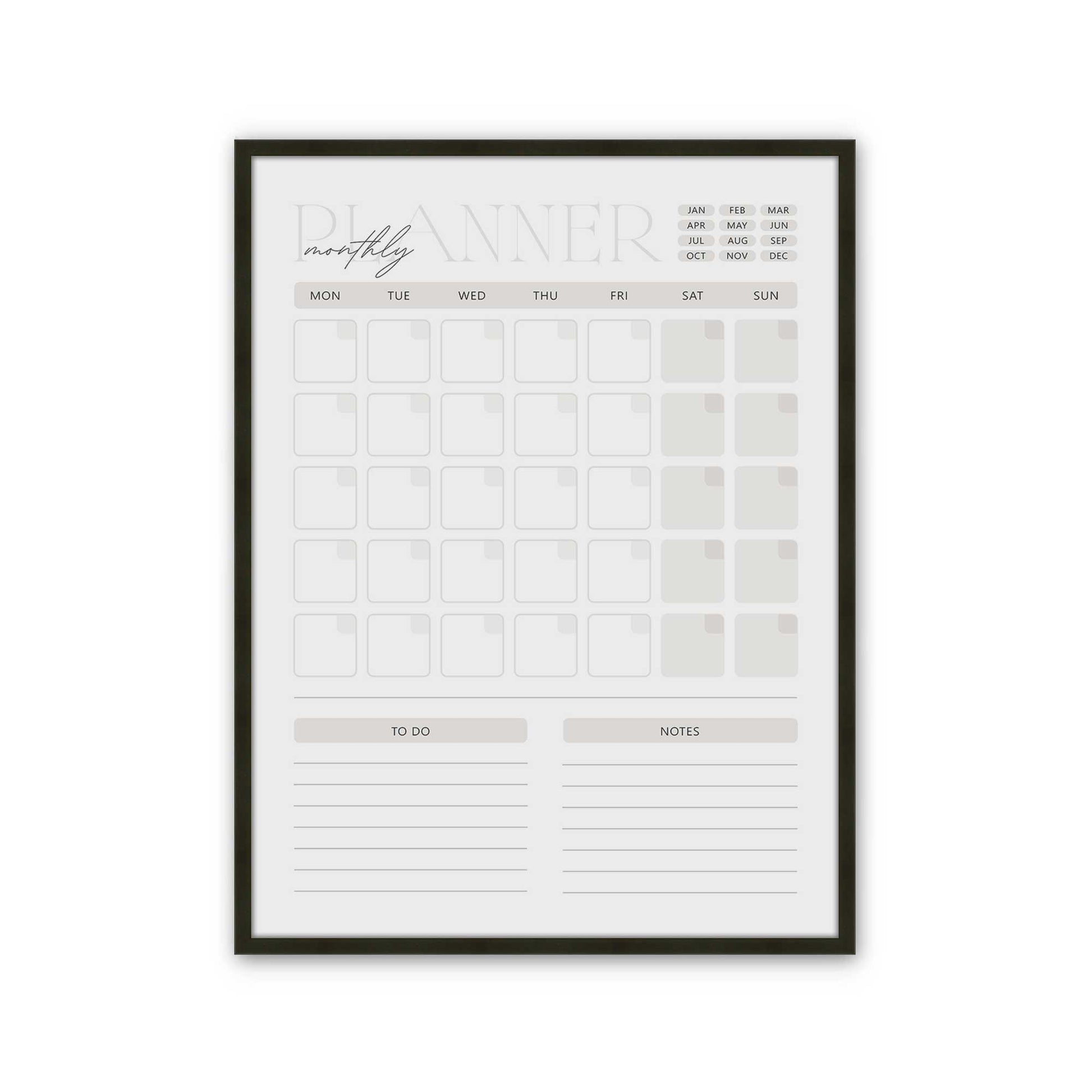 [Color:Satin Black], Picture of art in a Satin Black frame