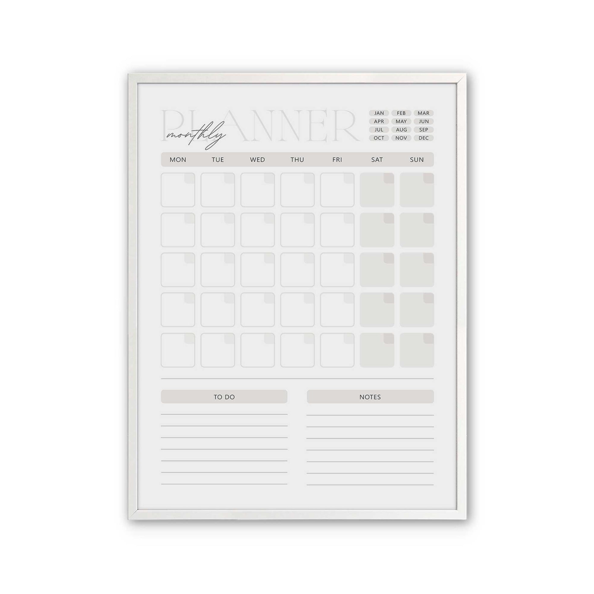 [Color:Opaque White], Picture of art in a Opaque White frame