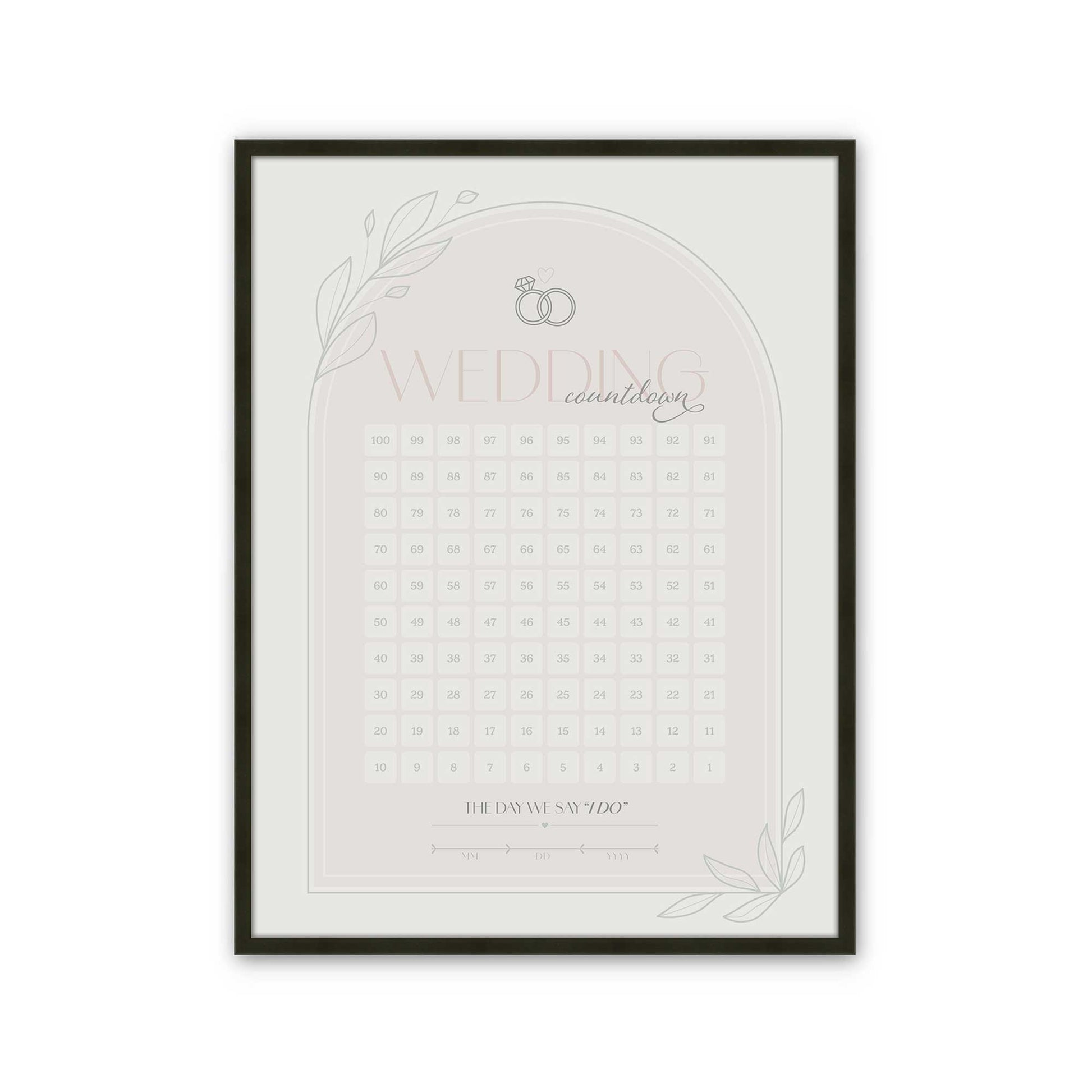 [Color:Satin Black], Picture of art in a Satin Black frame