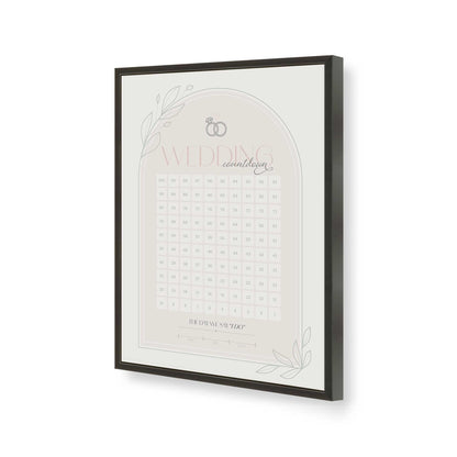 [Color:Satin Black], Picture of art in a Satin Black frame of the corner