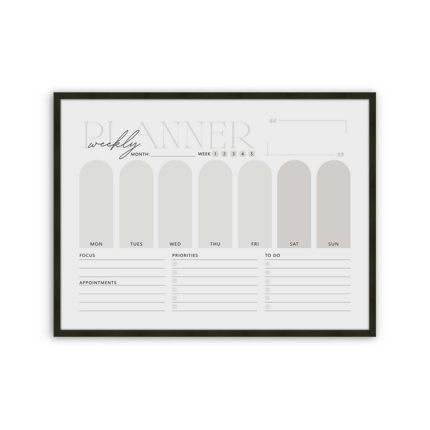 [Color:Satin Black], Picture of art in a Satin Black frame