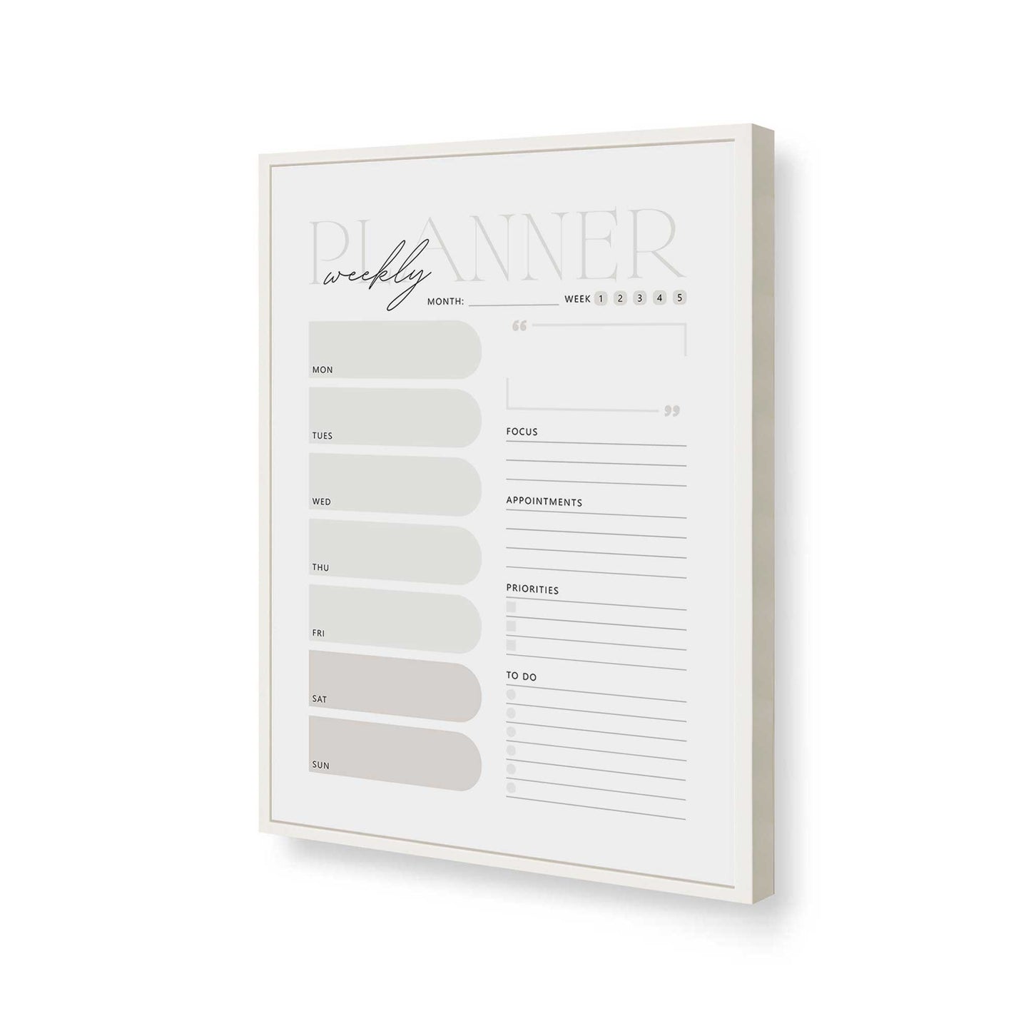 [Color:Opaque White], Picture of art in a Opaque White frame of the corner