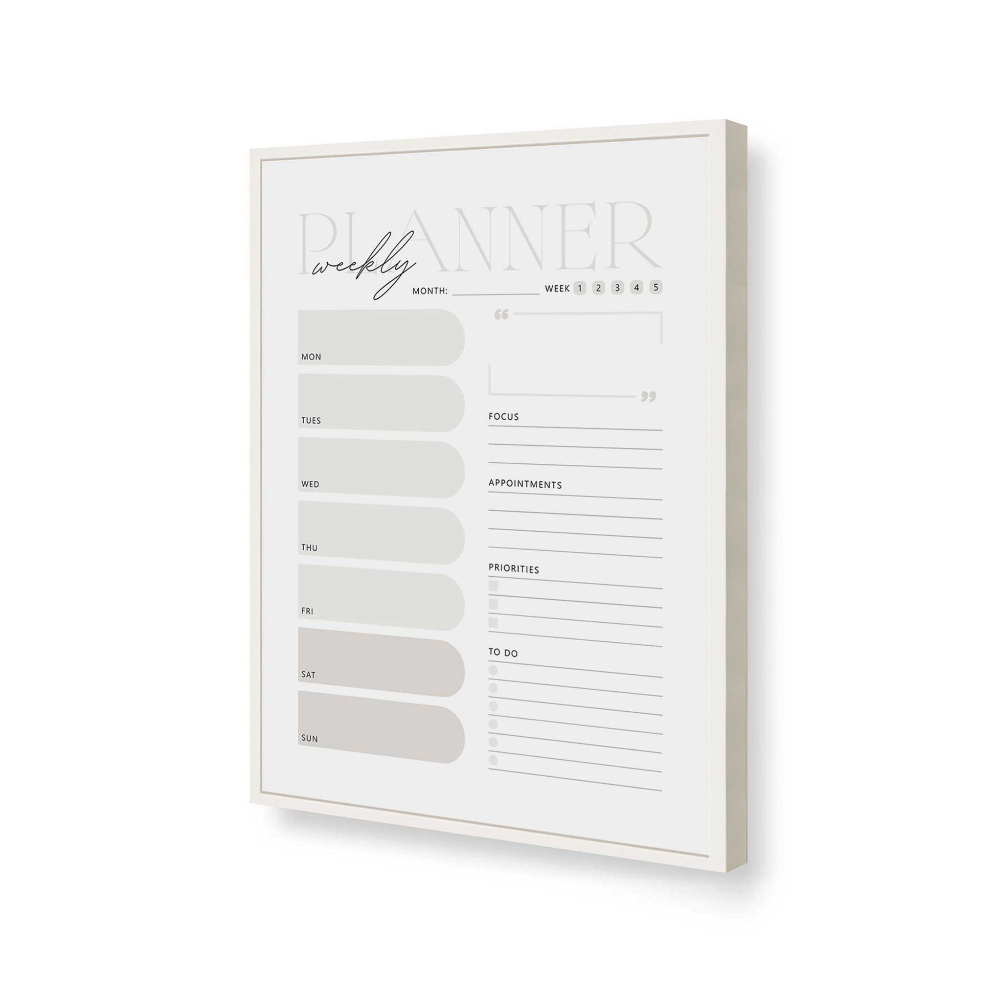 [Color:Opaque White], Picture of art in a Opaque White frame of the corner