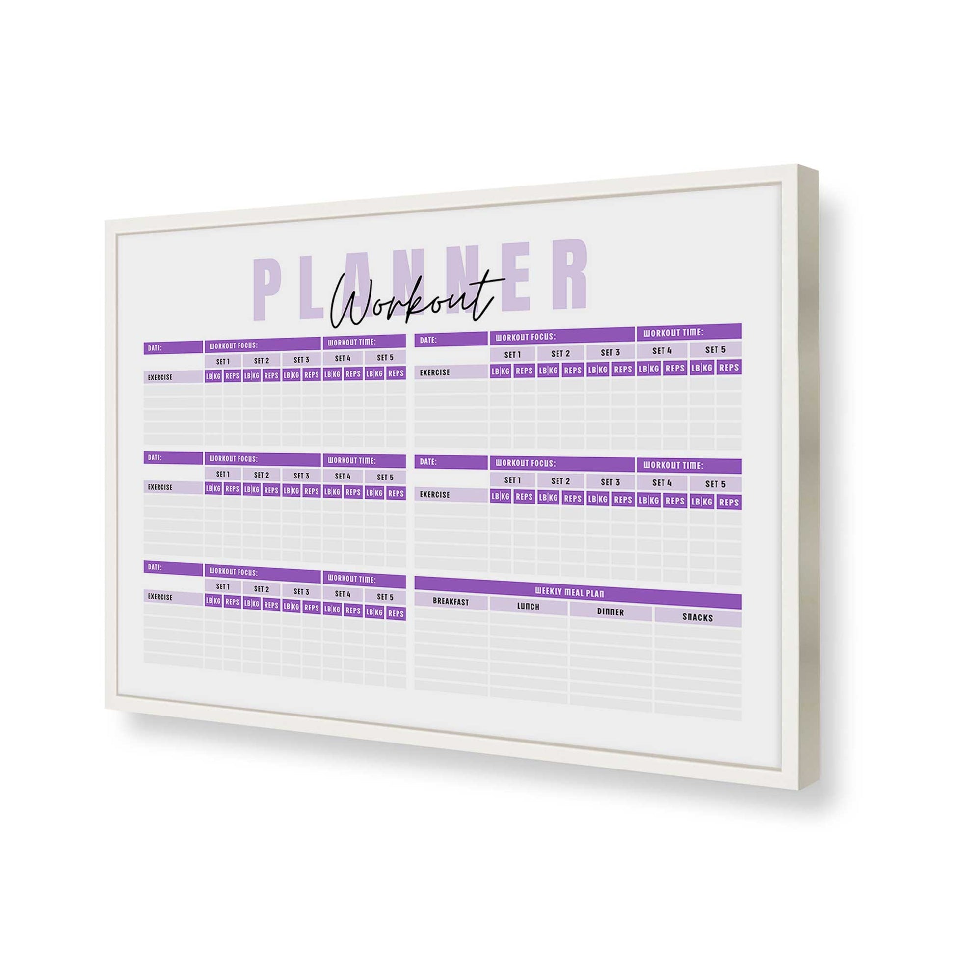 [Color:Opaque White], Picture of art in a Opaque White frame of the corner