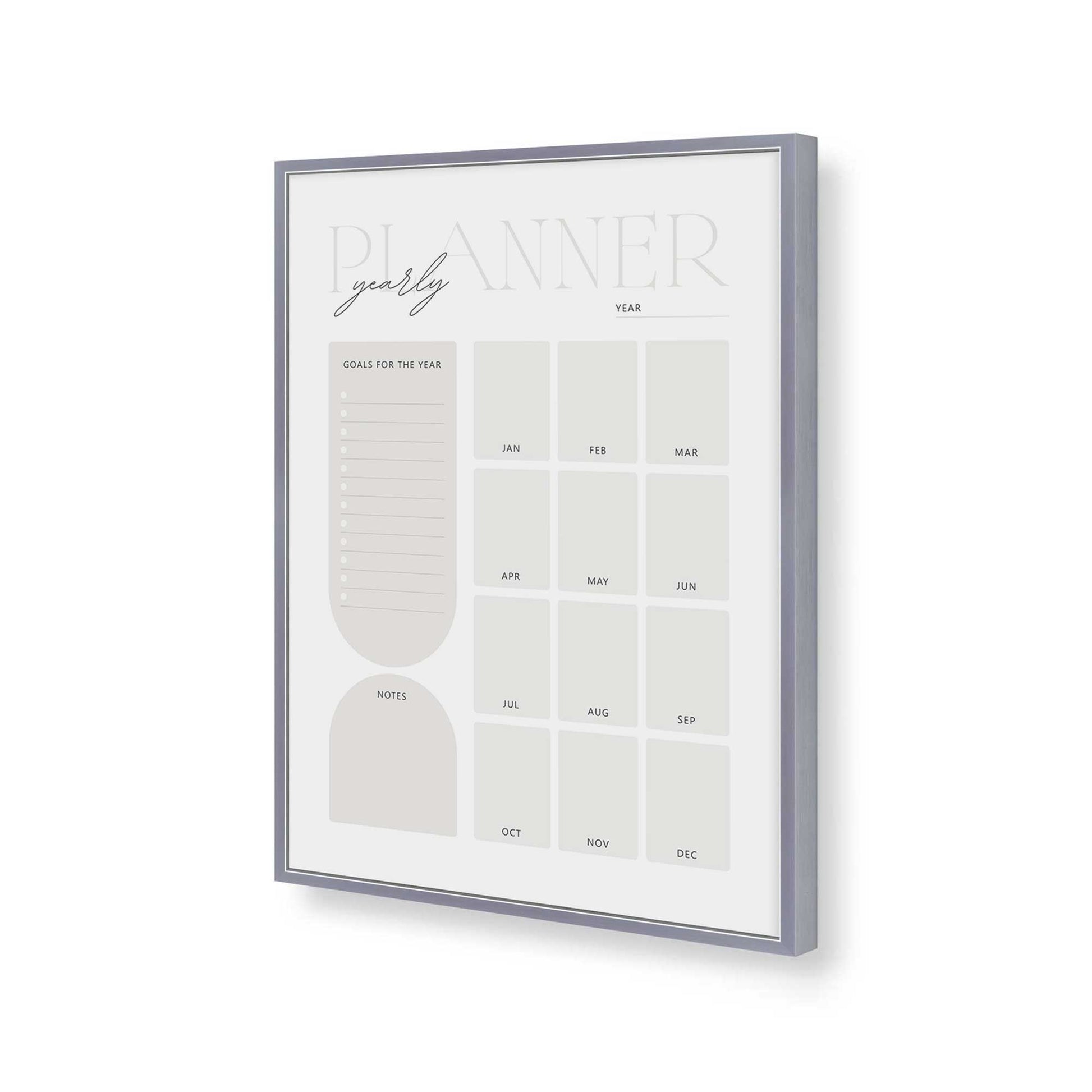[Color:Polished Chrome], Picture of art in a Polished Chrome frame of the corner