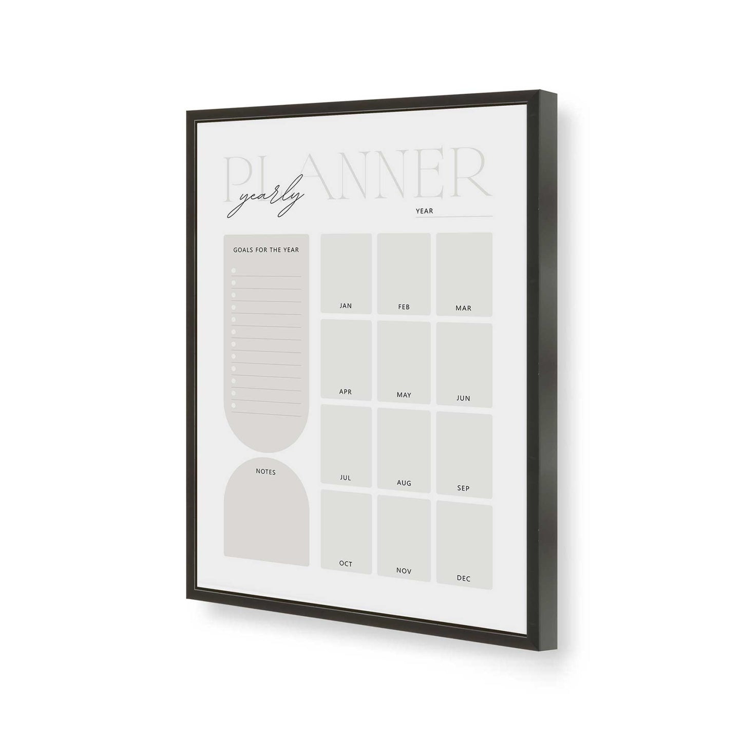 [Color:Satin Black], Picture of art in a Satin Black frame of the corner