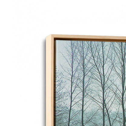 [Color:American Maple], Picture of art in a American Maple frame at an angle