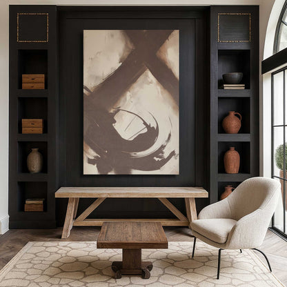 [Color:Stretched Canvas], Picture of art in a room