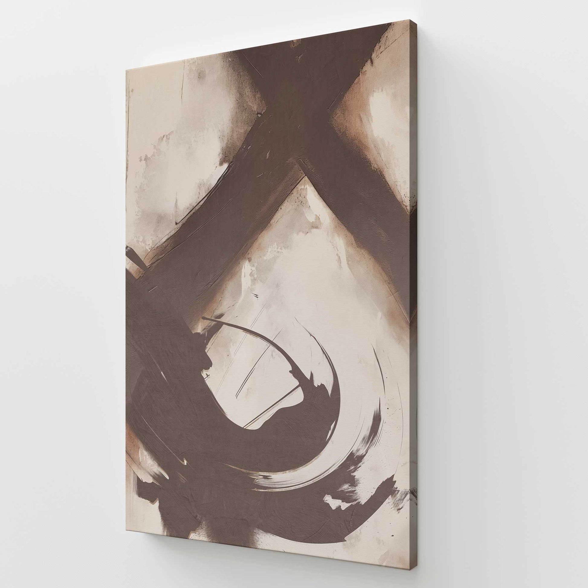 [Color:Stretched Canvas], Picture of art at an angle