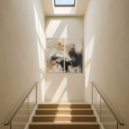 [Color:Stretched Canvas], Picture of art in a room