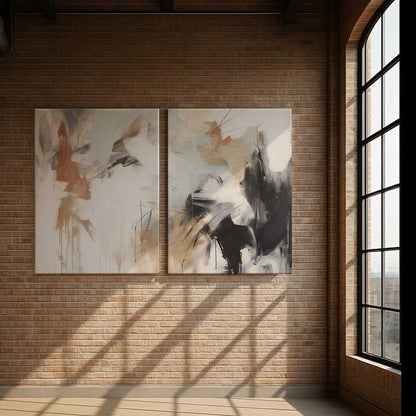 [Color:Stretched Canvas], Picture of art in a room