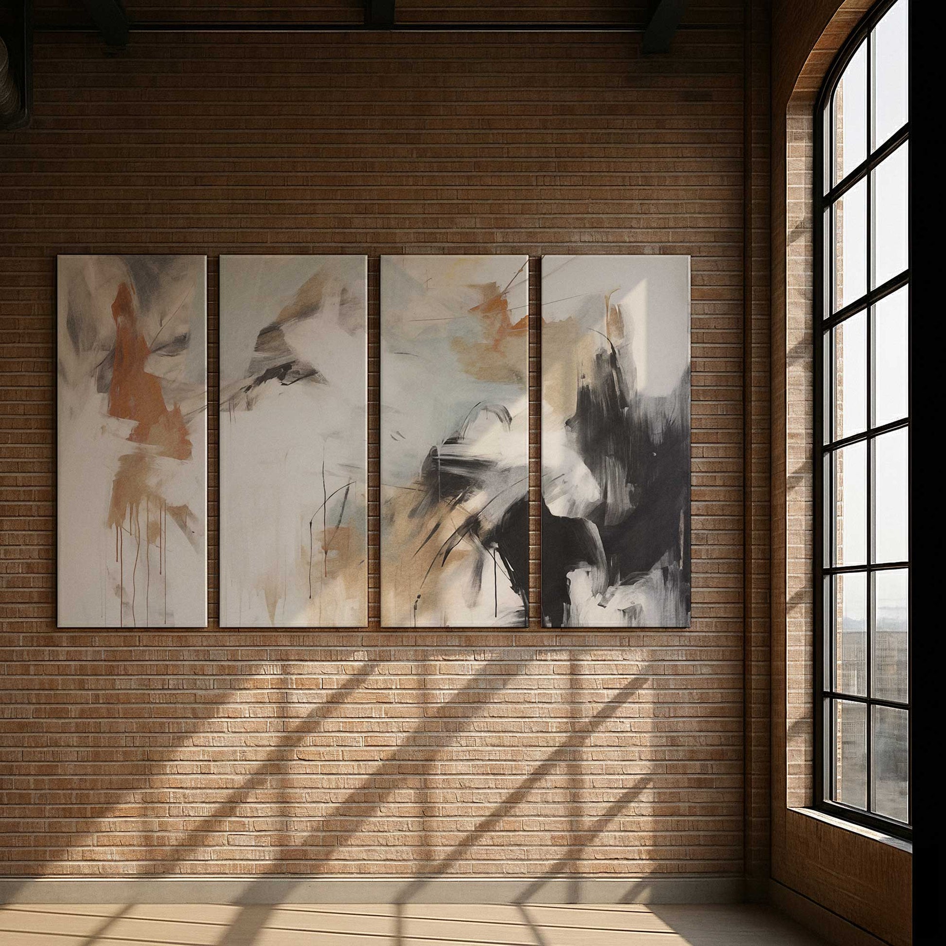 [Color:Stretched Canvas], Picture of art in a room