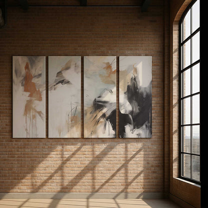 [Color:Stretched Canvas], Picture of art in a room