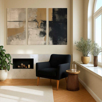 [Color:Stretched Canvas], Picture of art in a room