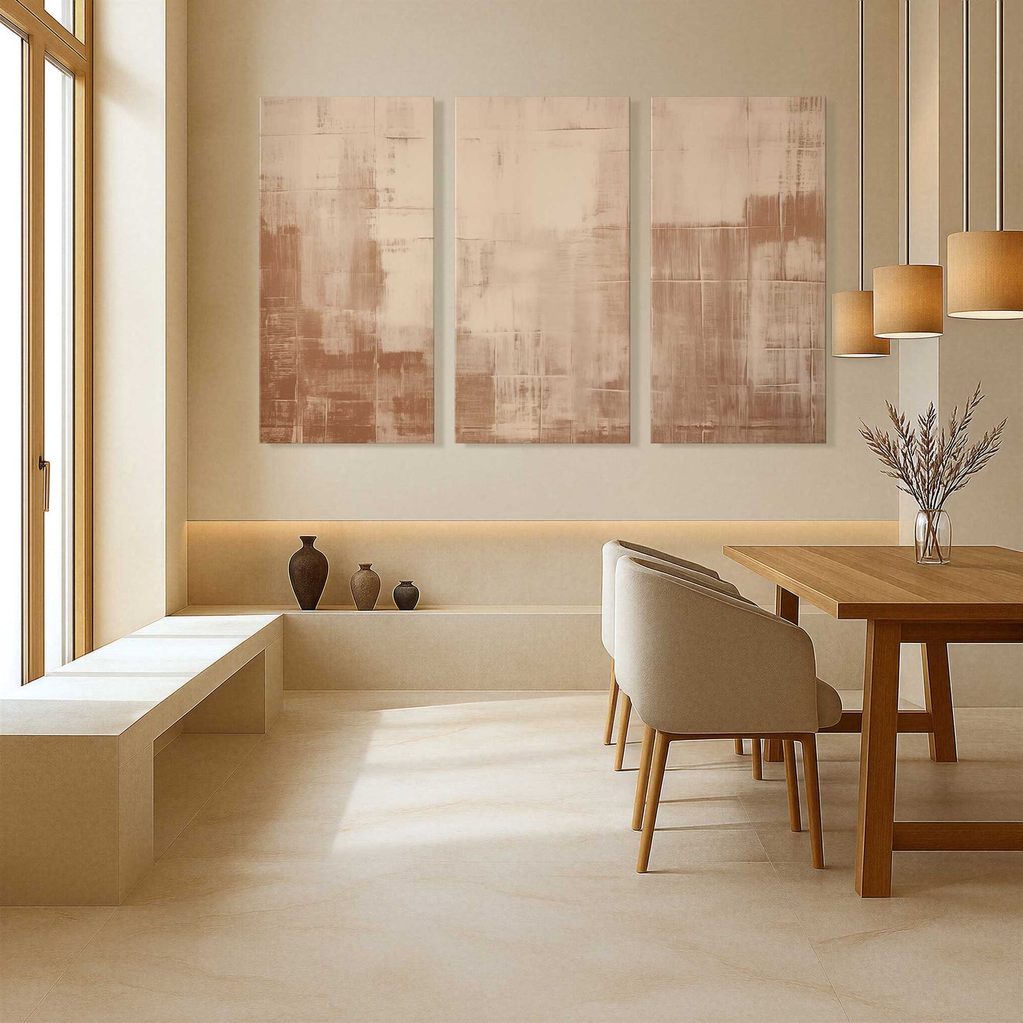 [Color:Stretched Canvas], Picture of art in a room