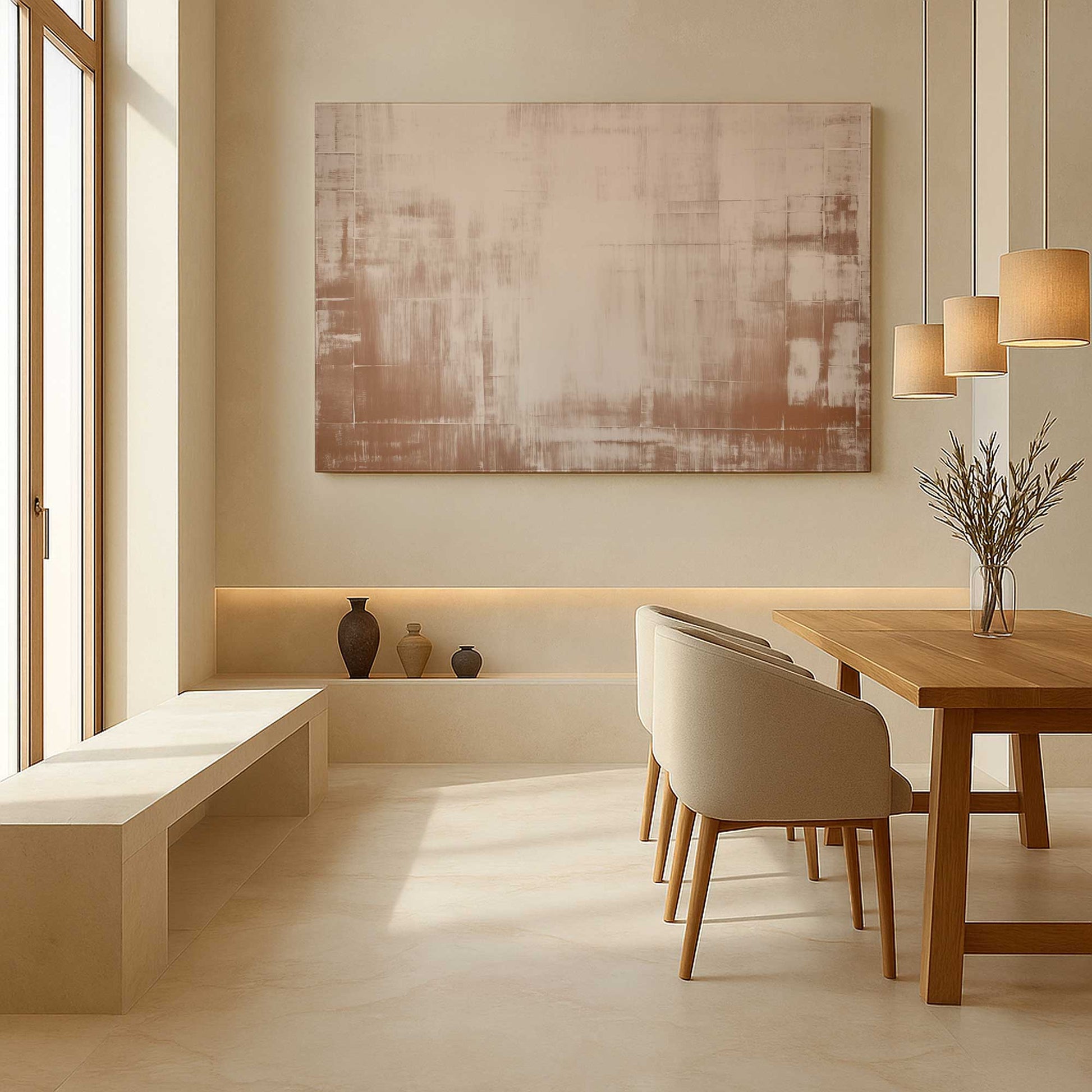 [Color:Stretched Canvas], Picture of art in a room