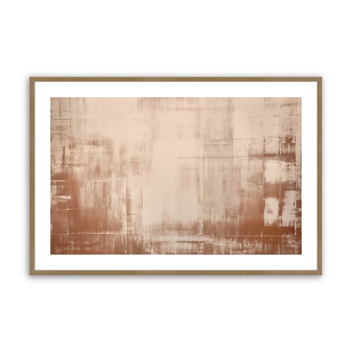 [Color:Brushed Gold], Picture of art in a Brushed Gold frame