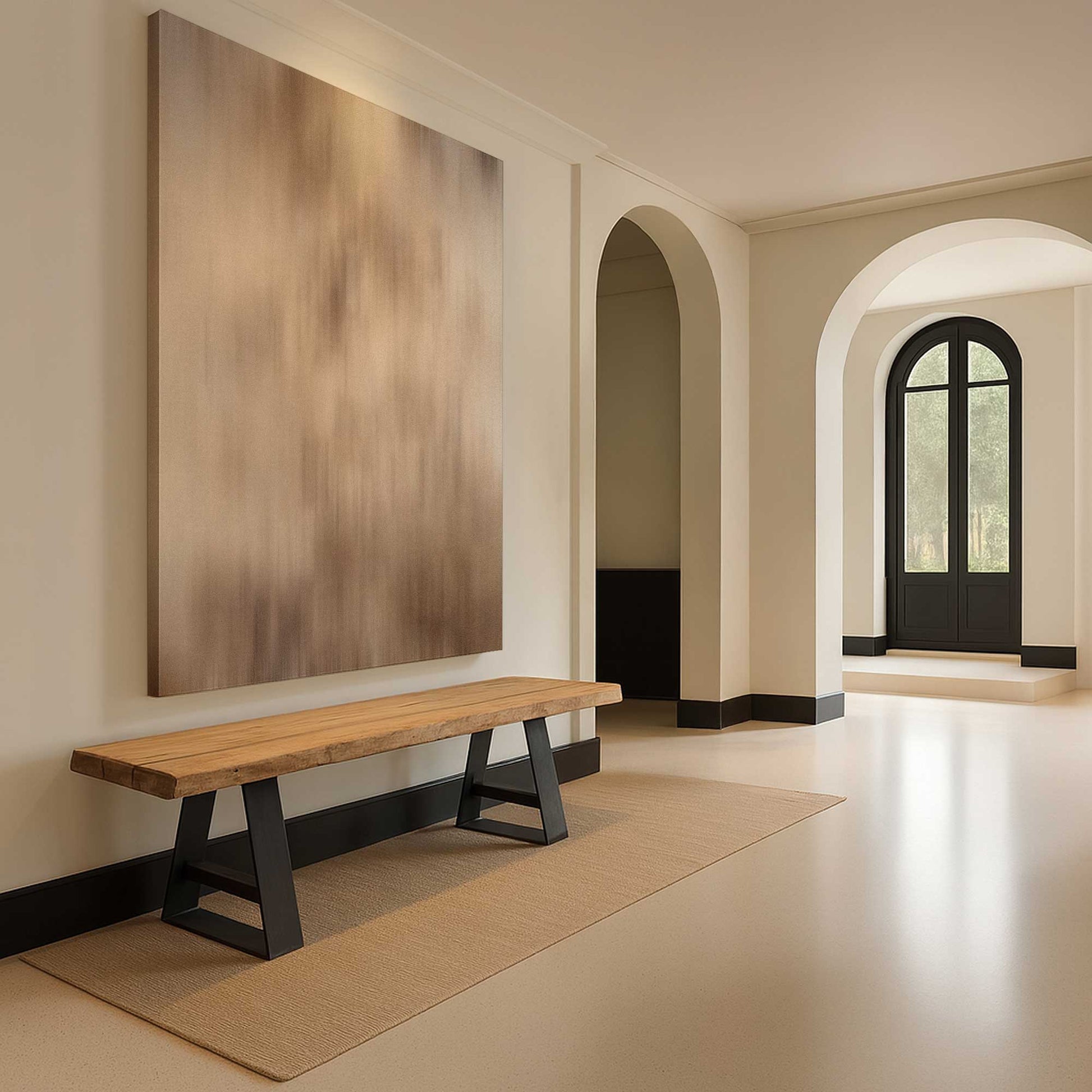 [Color:Stretched Canvas], Picture of art in a room