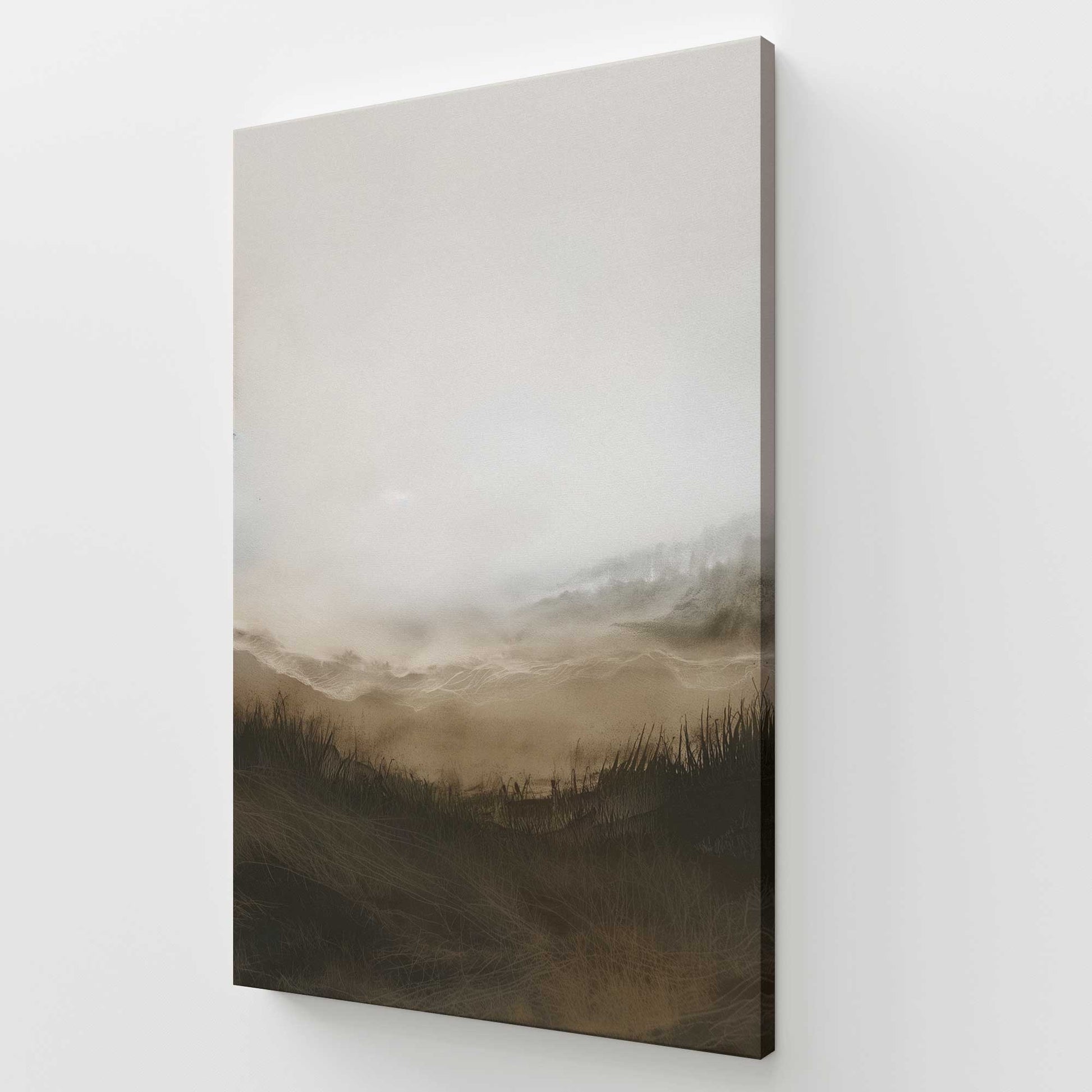 [Color:Stretched Canvas], Picture of art at an angle