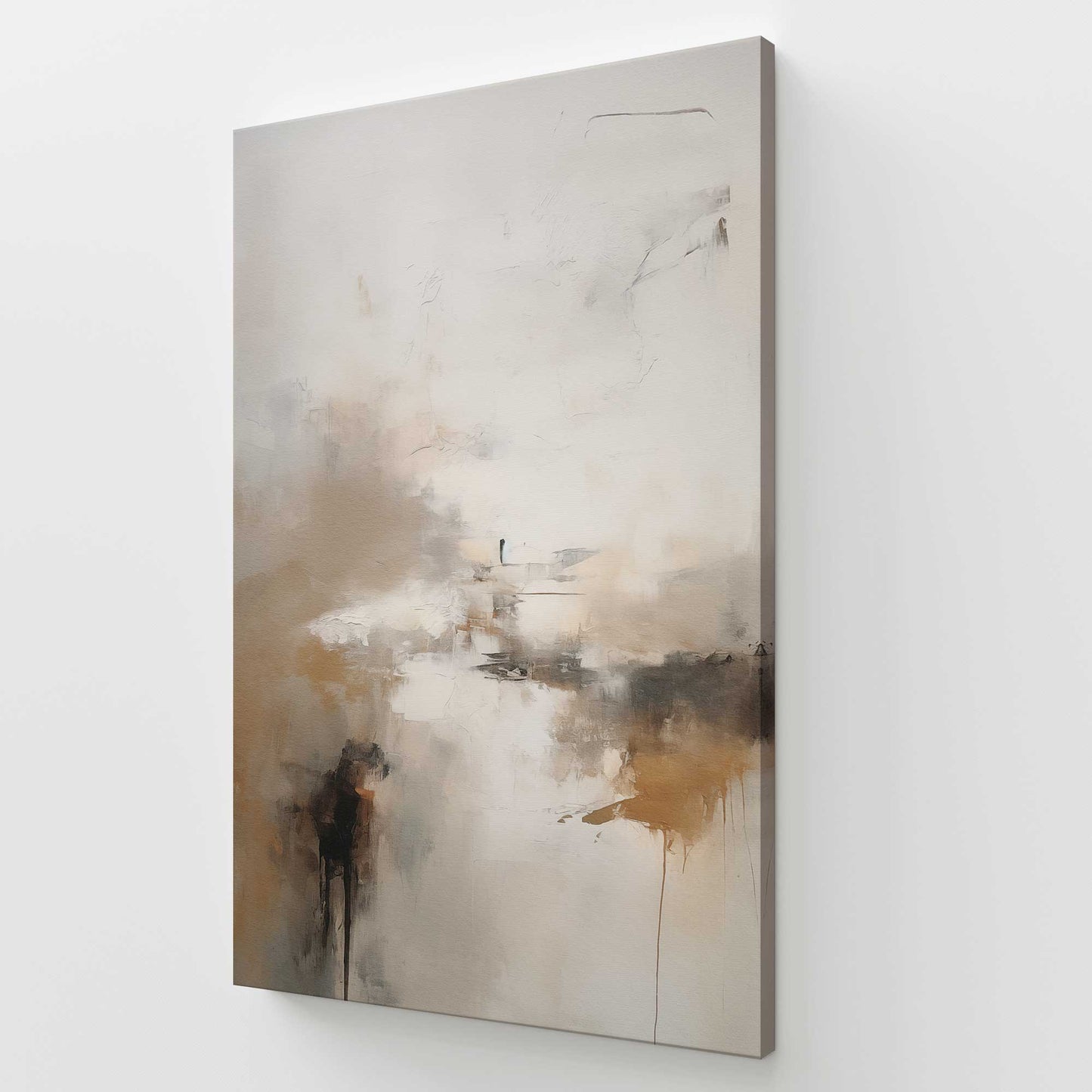[Color:Stretched Canvas], Picture of art at an angle