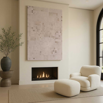 [Color:Stretched Canvas], Picture of art in a room