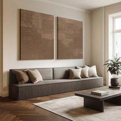 [Color:Stretched Canvas], Picture of art in a room