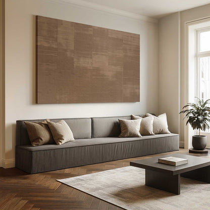 [Color:Stretched Canvas], Picture of art in a room
