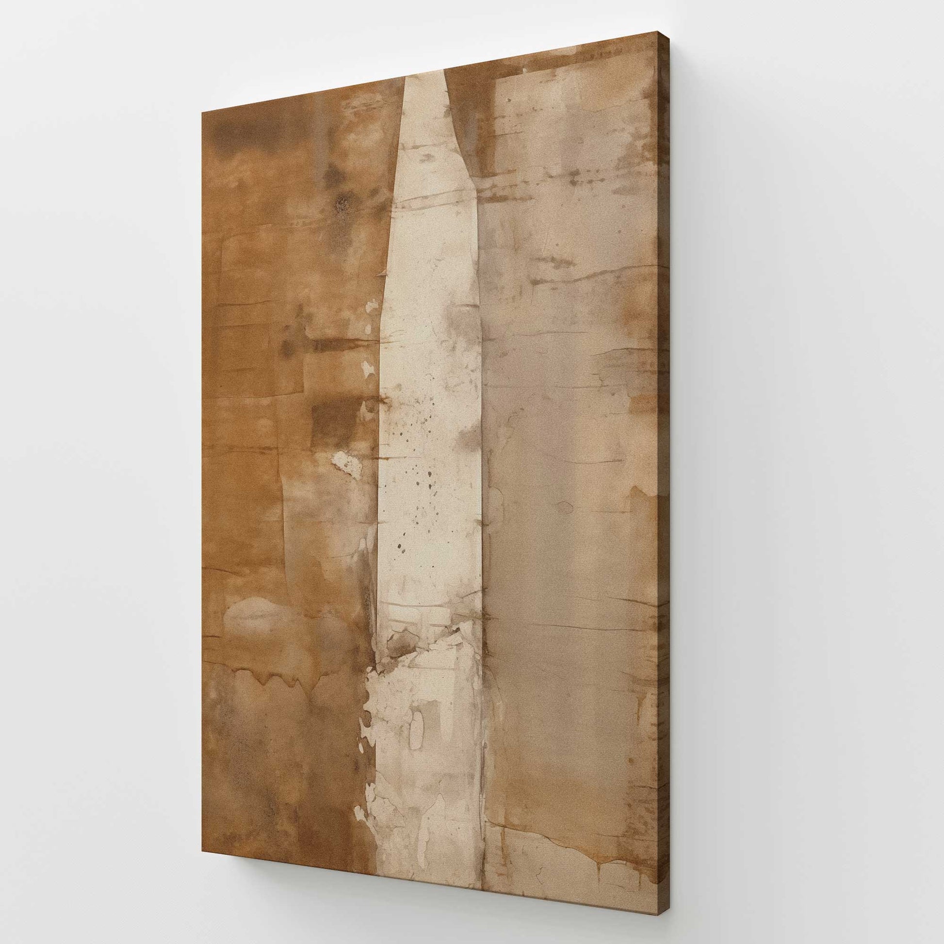 [Color:Stretched Canvas], Picture of art at an angle