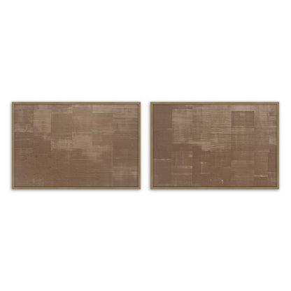 [Color:Brushed Gold], Picture of art in a Brushed Gold frame