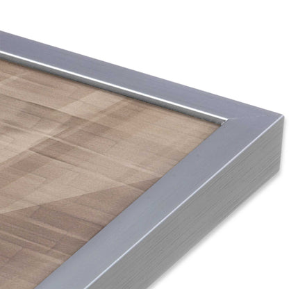 [Color:Polished Chrome], Picture of art in a Polished Chrome frame of the corner