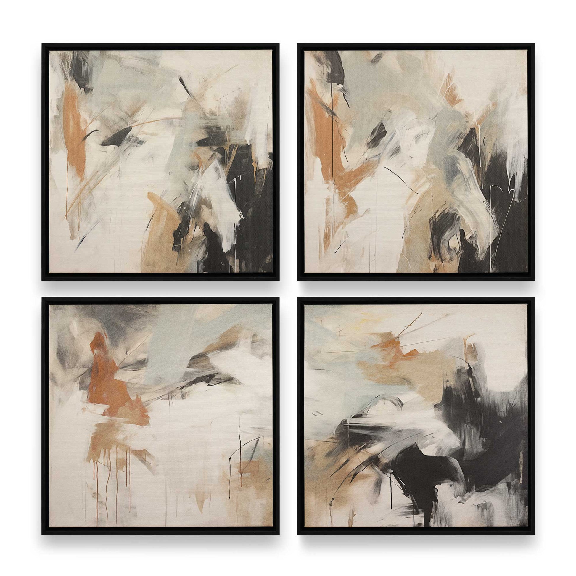 [Color:Satin Black], Picture of art in a Satin Black frame