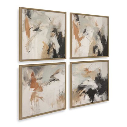 [Color:Brushed Gold], Picture of art in a Brushed Gold frame of the corner